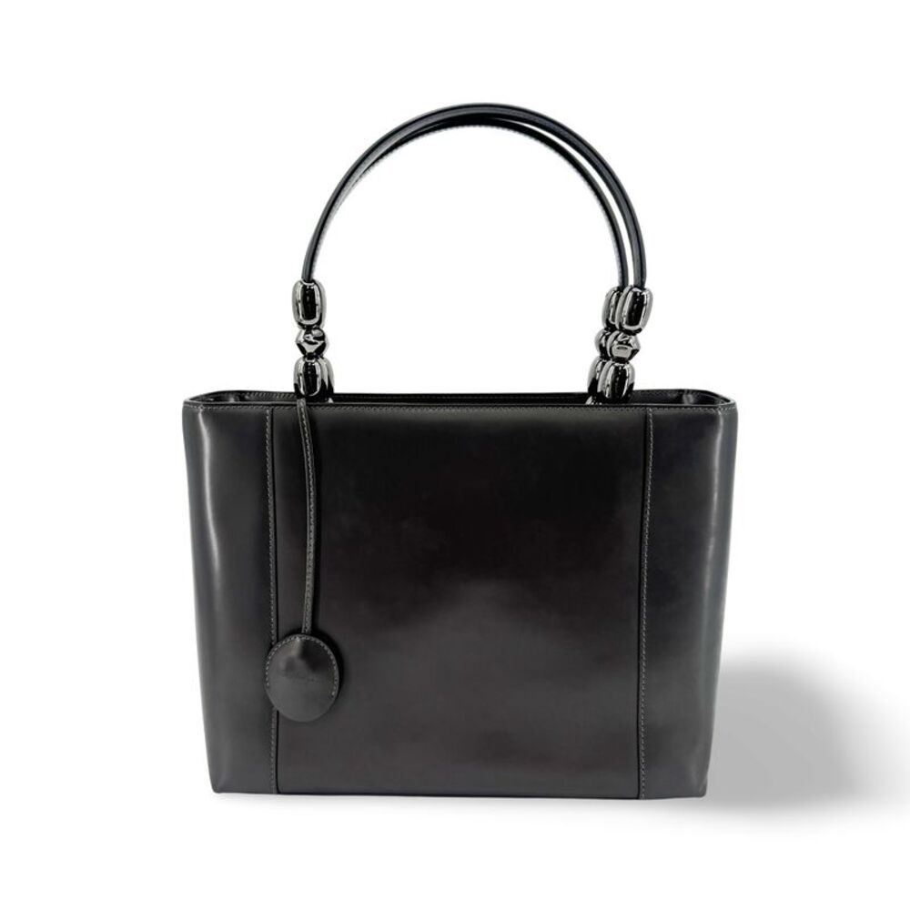 Christian Dior Malice Leather Black Calfskin Handbag